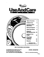 Whirlpool SS385PEB Use And Care Manual preview