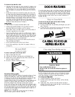 Preview for 13 page of Whirlpool ST14CKXHW00 Use & Care Manual