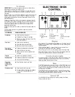 Preview for 7 page of Whirlpool STANDARD CLEANING GAS RANGE Use & Care Manual