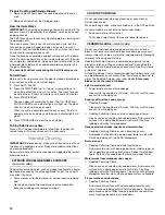 Preview for 16 page of Whirlpool TEP315 Use And Care Manual