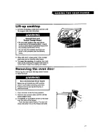 Preview for 21 page of Whirlpool TER20WOY Use And Care Manual