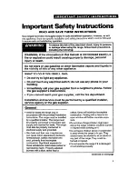 Preview for 3 page of Whirlpool TGR61W2B Use And Care Manual