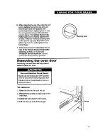 Preview for 19 page of Whirlpool TGR61W2B Use And Care Manual