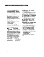 Preview for 26 page of Whirlpool TGR61W2B Use And Care Manual