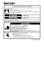 Preview for 3 page of Whirlpool TGS325E W Use And Care Manual