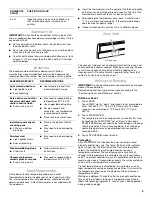 Preview for 9 page of Whirlpool TGS325MQ3 Use And Care Manual