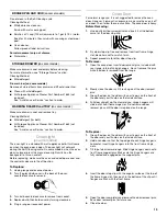 Preview for 13 page of Whirlpool TGS325MQ3 Use And Care Manual