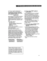 Preview for 19 page of Whirlpool TT14DK Use And Care Manual