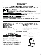 Preview for 3 page of Whirlpool UPRIGHT FREEZER Use & Care Manual