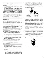 Preview for 5 page of Whirlpool UPRIGHT FREEZER Use & Care Manual