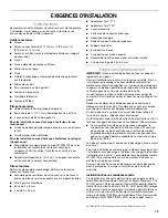 Preview for 19 page of Whirlpool UXI6536BS Installation Instructions And Use And Care Manual