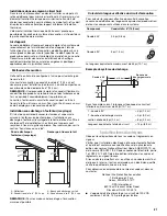 Preview for 21 page of Whirlpool UXI6536BS Installation Instructions And Use And Care Manual