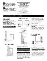 Preview for 9 page of Whirlpool Vent system Use And Care Manual