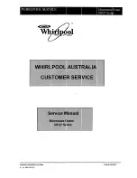 Preview for 1 page of Whirlpool VIP27 series Service Manual