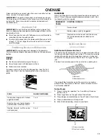 Preview for 11 page of Whirlpool W10017720 Use And Care Manual