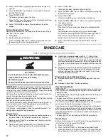 Preview for 14 page of Whirlpool W10017720 Use And Care Manual