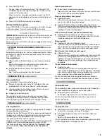 Preview for 15 page of Whirlpool W10017720 Use And Care Manual