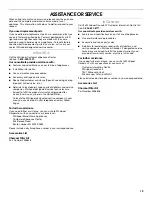 Preview for 13 page of Whirlpool W10029770A Installation Instructions And Use And Care Manual