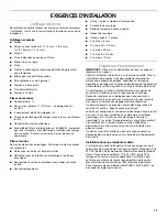 Preview for 17 page of Whirlpool W10029770A Installation Instructions And Use And Care Manual