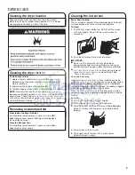 Preview for 9 page of Whirlpool W10097012A Use And Care Manual