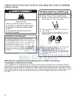 Preview for 16 page of Whirlpool W10097012A Use And Care Manual