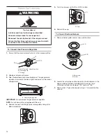 Preview for 14 page of Whirlpool W10153329A Installation Instructions Manual