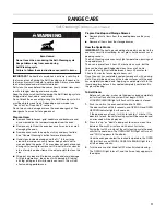 Preview for 11 page of Whirlpool W10162215A Use And Care Manual