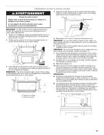 Preview for 21 page of Whirlpool w1023b255a Installation Manual