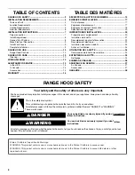 Preview for 2 page of Whirlpool W10320580C User Manual