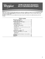 Preview for 17 page of Whirlpool W10394385A User Instructions