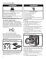 Preview for 6 page of Whirlpool W10484486A Use And Care Manual