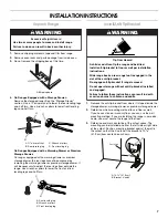 Preview for 7 page of Whirlpool W10658550A Installation Instructions Manual