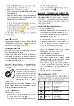 Preview for 20 page of Whirlpool W11 CM145 Instructions For Use Manual
