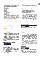 Preview for 21 page of Whirlpool W11 CM145 Instructions For Use Manual
