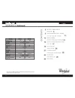 Preview for 3 page of Whirlpool W11028050 User Manual