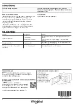 Preview for 96 page of Whirlpool W7 MN810 Daily Reference Manual