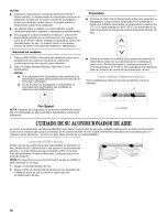 Preview for 36 page of Whirlpool W7WCC085XB0 Use & Care Manual