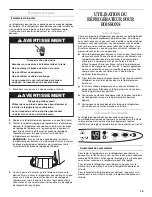 Preview for 15 page of Whirlpool WBC127BLS Use And Care Manual