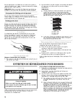 Preview for 16 page of Whirlpool WBC127BLS Use And Care Manual