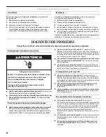 Preview for 26 page of Whirlpool WBC127BLS Use And Care Manual