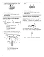 Preview for 8 page of Whirlpool WED7300XW0 Installation Instructions Manual