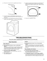 Preview for 15 page of Whirlpool WED7300XW0 Installation Instructions Manual