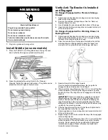 Preview for 16 page of Whirlpool WEG750H0H Owner'S Manual