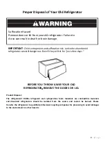 Preview for 23 page of Whirlpool WF1D072 Health & Safety, Use & Care, Installation Manual And Online Warranty Registration Information