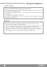 Preview for 34 page of Whirlpool WF2T202 Health & Safety, Use & Care, Installation Manual And Online Warranty Registration Information