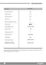 Preview for 44 page of Whirlpool WF2T202 Health & Safety, Use & Care, Installation Manual And Online Warranty Registration Information