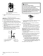 Preview for 16 page of Whirlpool WFAR Installation Instructions Manual