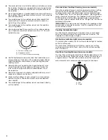 Preview for 6 page of Whirlpool WFC150M0EW3 User Instructions