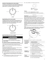 Preview for 7 page of Whirlpool WFE330W0AB0 User Instructions