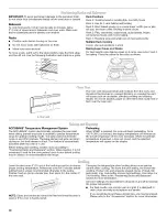 Preview for 10 page of Whirlpool WFE330W0AB0 User Instructions